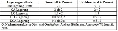 Atmosphären im Apfellager