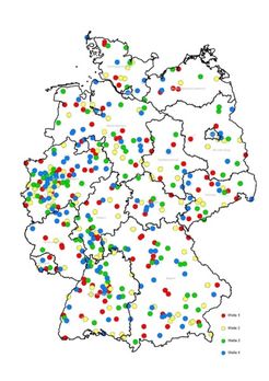 Verteilung Befragungsorte