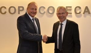 Joachim Rukwied und Martin Merrild (v.l)
