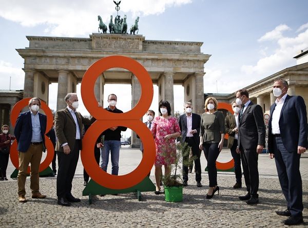 AGDW vor dem Brandenburger Tor